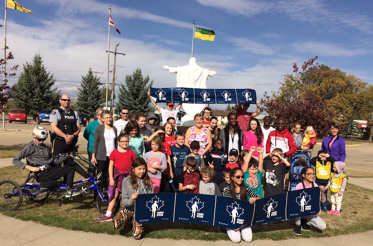 Belle participation de nos écoles à la Marche Terry Fox