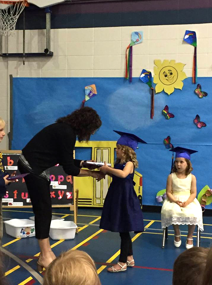 Graduation des élèves en maternelle de l&rsquo;école St-Isidore