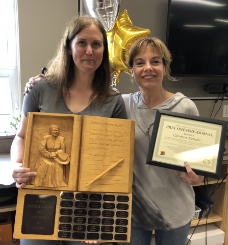 Carmen Kendel lauréate du Prix Onésime-Dorval
