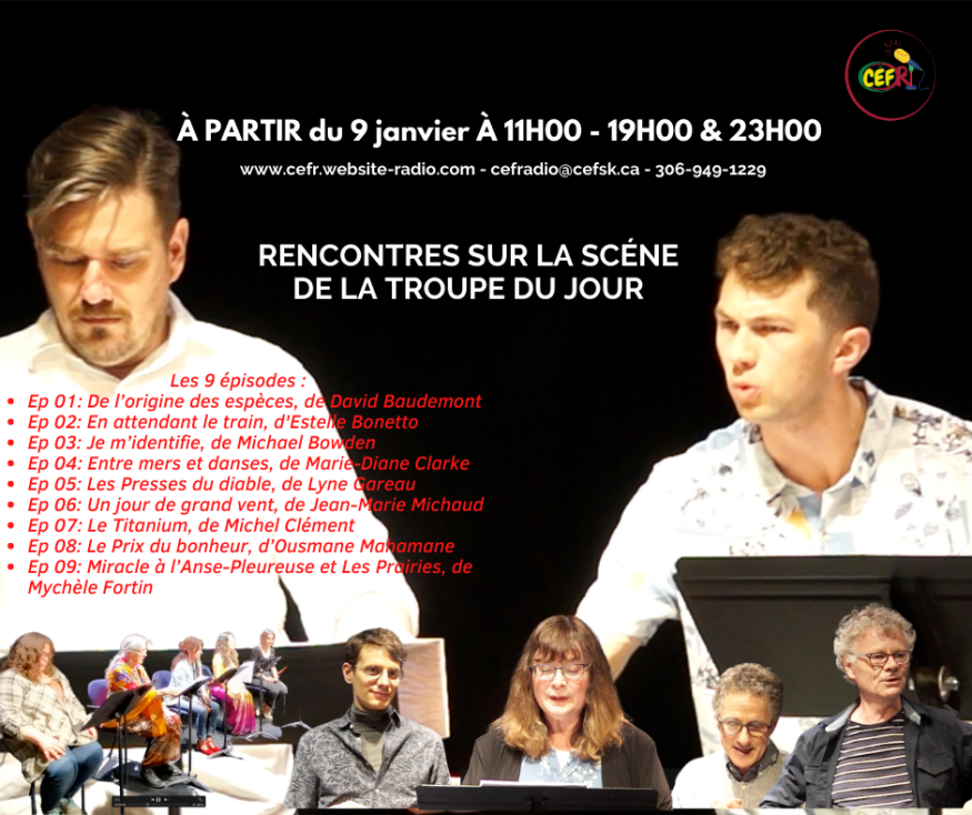 CÉFRadio fait rayonner les textes et auteurs fransaskois