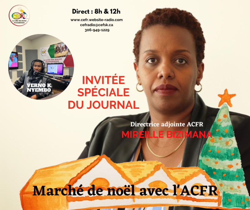 Retour sur le Marché de Noël du Carrefour Horizons avec Mireille BIZIMINA à CÉFRadio