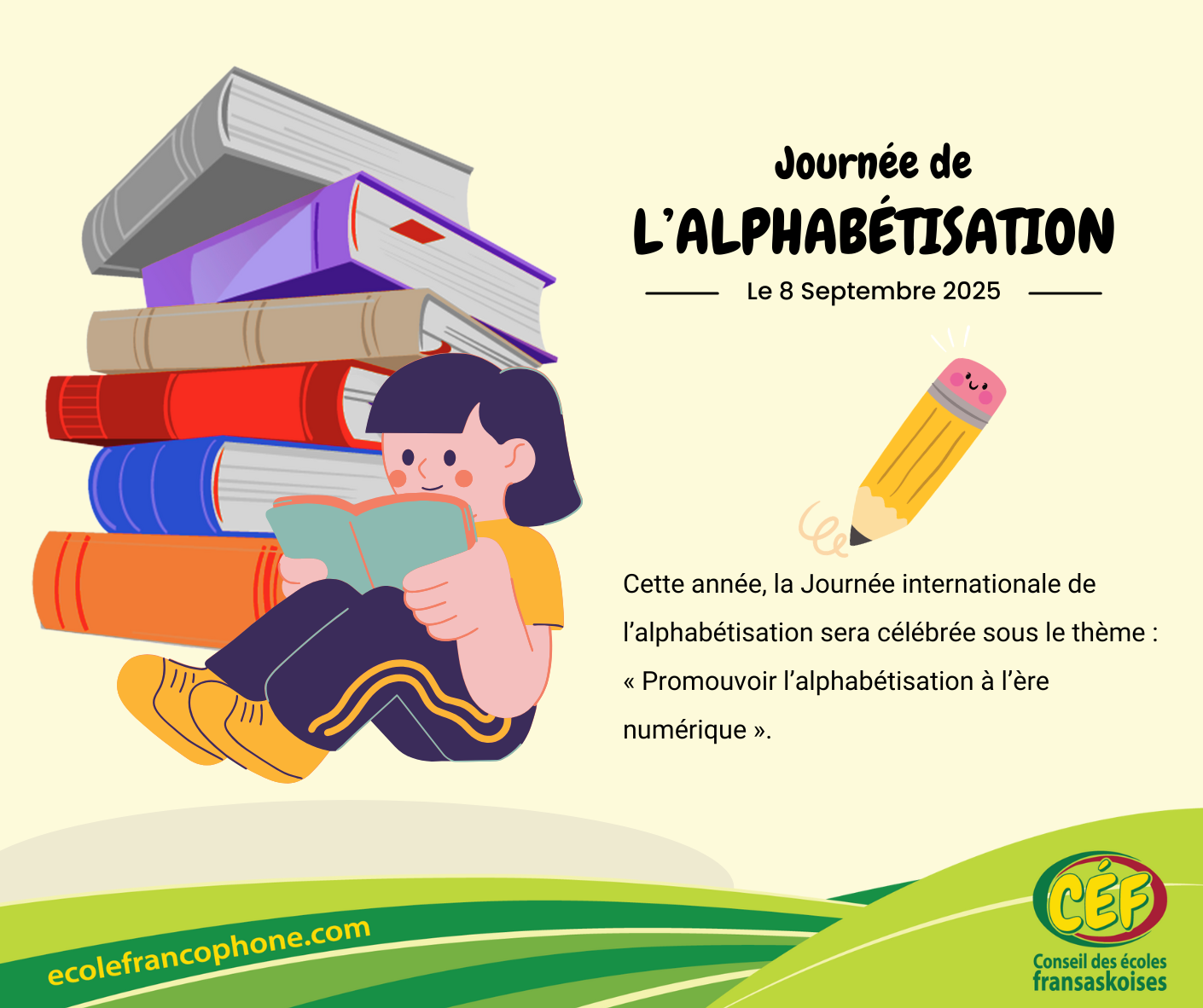 Journée de l’alphabétisation – 8 septembre 2025